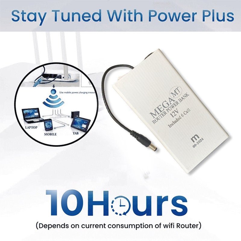 12W WiFi Router Power Bank - ZEEBLENDZ.PK