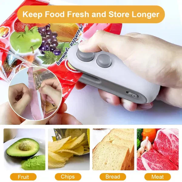 2-in-1 Rechargeable Heat Sealer & Cutter