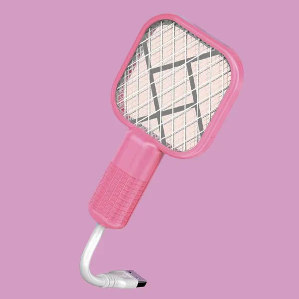 2-in-1 Mini USB Rechargeable Mosquito Racket - Your Safety First