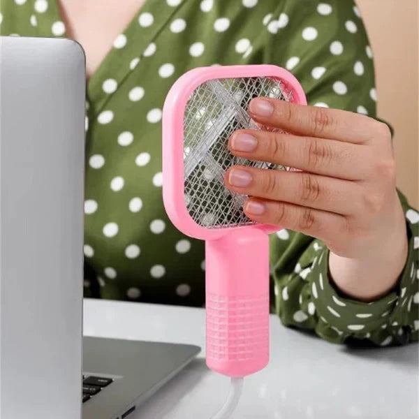 2-in-1 Mini USB Rechargeable Mosquito Racket - Your Safety First