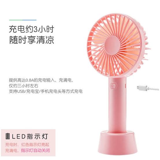 High Quality Mini Hand Held Fan , Battery 🔋 Backup 3 to 4 Hour