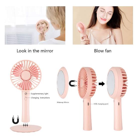 High Quality Mini Hand Held Fan , Battery 🔋 Backup 3 to 4 Hour