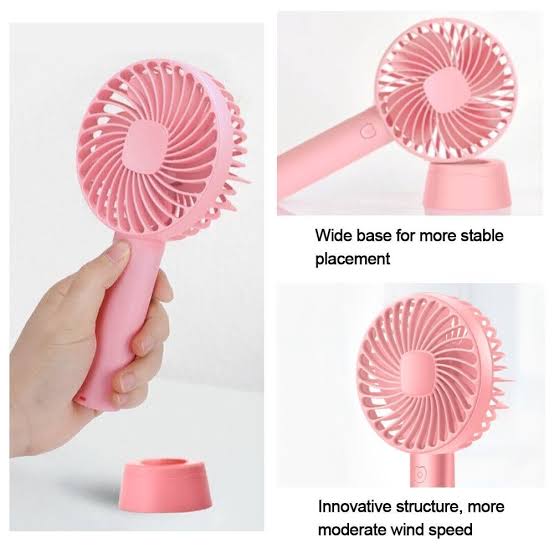 High Quality Mini Hand Held Fan , Battery 🔋 Backup 3 to 4 Hour
